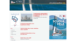 Desktop Screenshot of circolonautico.info