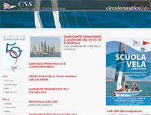 Tablet Screenshot of circolonautico.info
